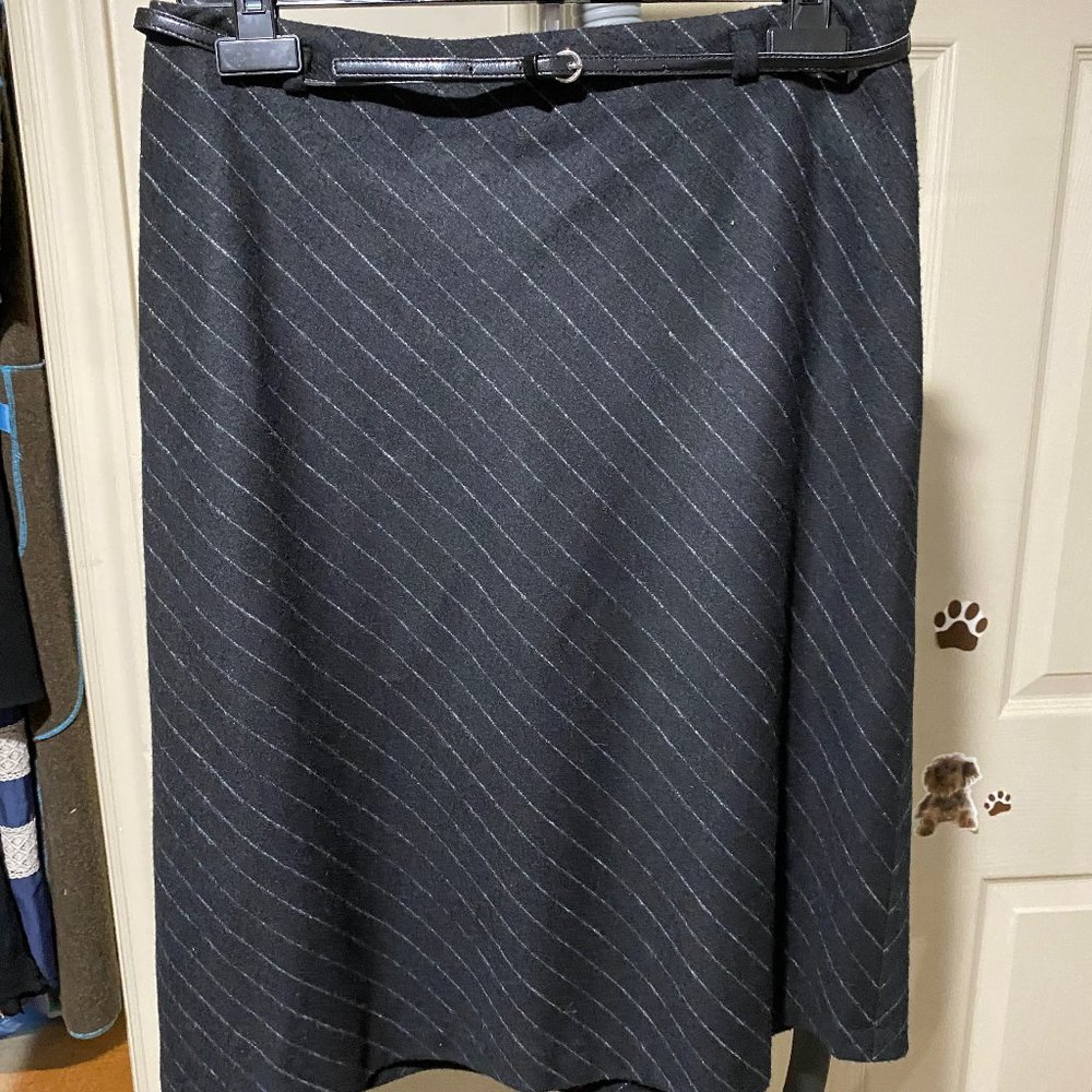 Black and grey striped skirt by Steilmann